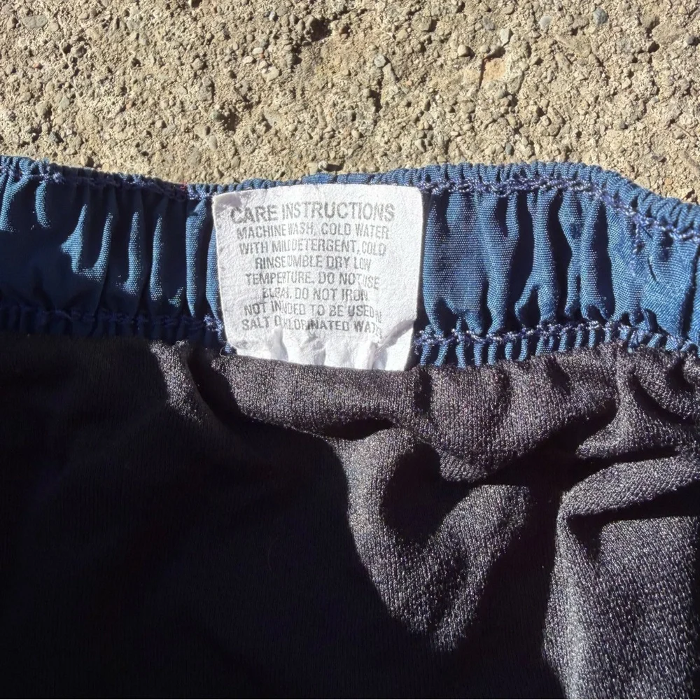 Air Force Blue Athletic Shorts with Reflective Accents